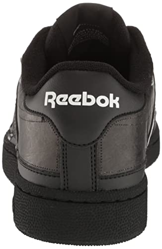 Reebok Unisex Adult Club C Sneaker, Black/White, 8 Women 6.5 Men US3