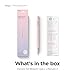 elago x MONAMI Compatible with Apple Pencil Pro Case & Apple Pencil 2nd Generation Case, Compatible with Magnetic Charging, Double Tap, Squeeze (Must Read Installation Instructions) (Peony Pink)