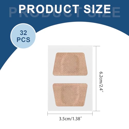 OYZOQ 32 Stück Zehennagel-Korrekturpflaster, fungal nail patches zur Verbesserung des Aussehens verfärbter Nägel