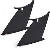 Rear Wing Spoiler Stabilizer 2 PCS Compatible with Impreza STi 4-Door Sedan or Models with Impreza STi Wing Added Impreza WRX 2011 2012 2013 2014 Black