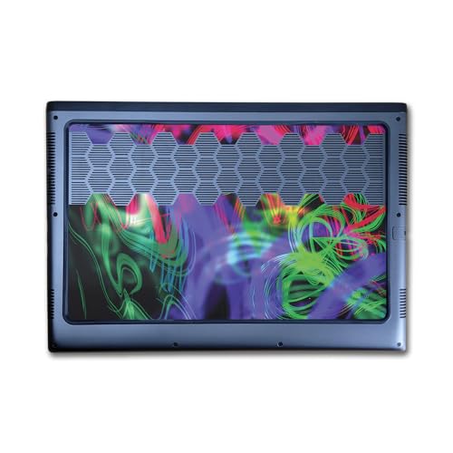Image of Laptop Skin Compatible with Alienware M16 R2 (2024) - Neon Splatter - Premium 3M Vinyl Protective Wrap Decal Cover - Easy to Apply | Crafted in The USA by MightySkins