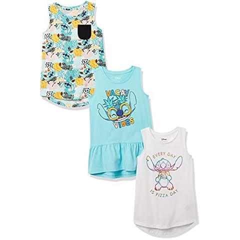 Amazon Essentials Disney Girls' Tunic T-Shirts Cover