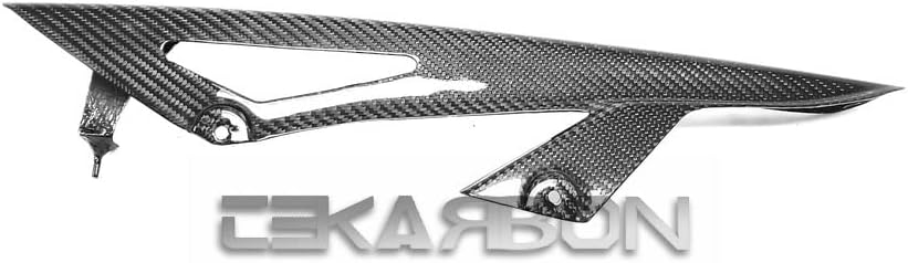 Replacement for Chain Guard, Kawasaki ZX10R (2006-2007) Z1000 (2010-2016), Carbon Fiber, 2x2 Twill Weave