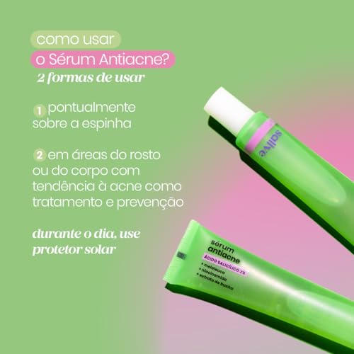 Sallve Sérum Antiacne 35G - Ácido Salicílico 2%