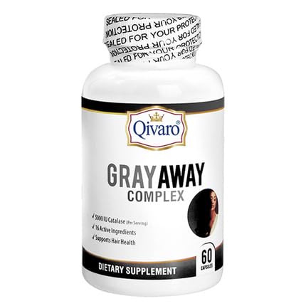 Miniatura 3 de Qivaro Gray Away Complex - Suplemento avanzado unisex para el cabello, cápsulas de cabello anti-canas para hombres y mujeres, ayuda a restaurar el