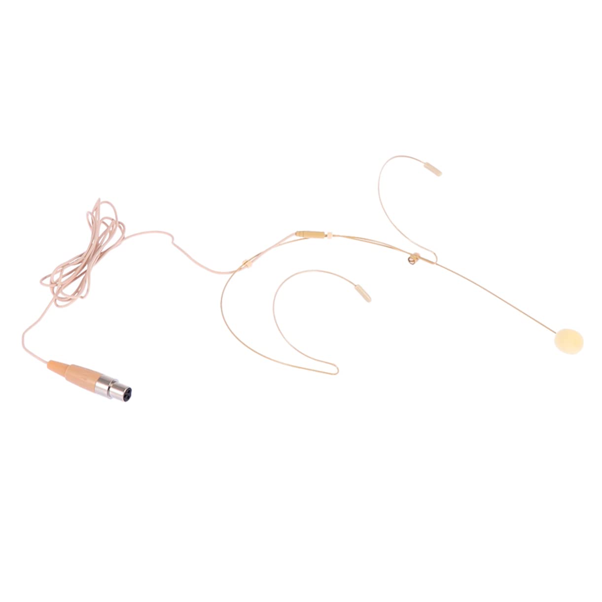 LIFKOME Professional Condenser Headset Mic Wired Vocal Microphone for Amplifier Singing Teaching 3 Pin