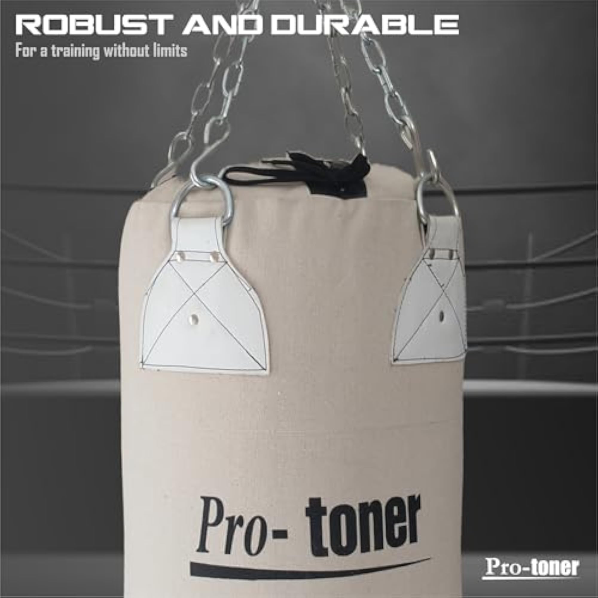 Filled Canvas Punching Bag, 33 x 91 cms, 20 kgs