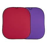 Lastolite LL lb6752 1.8 X 2.15 Mプレーン折りたたみ可能な、レッド/パープル