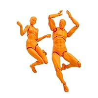 Amazon.co.jp: GIZMAC 1/12 男女2点セット 人形 素体 可動式 全身