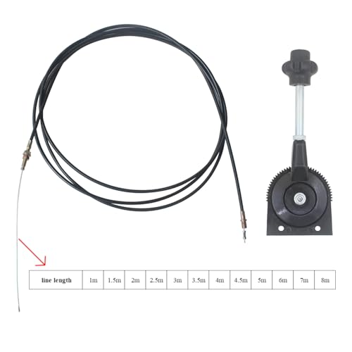 Palanca acelerador universal con cable para tractor cosechadora y excavadora 2