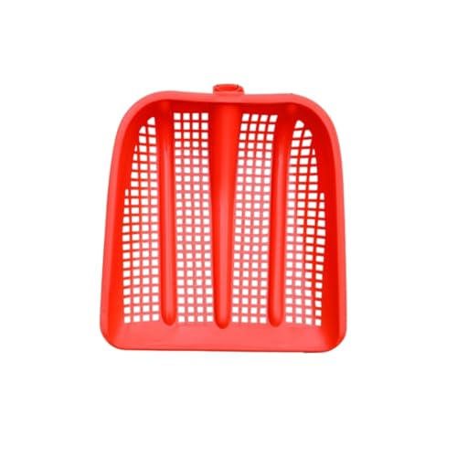 GUIXIAOGUO クリーニングちりとり ちりとり 園芸工具 ゴミスペード 大型ちりとり 再利用可能 掃除用品 農具 庭の農業ヤード用 落ち葉ゴミ収集 掃除 除草バッグ ガーデンバッグ 廃棄物 ゴミ処理 (レッド-穴付き(穴径12mm))