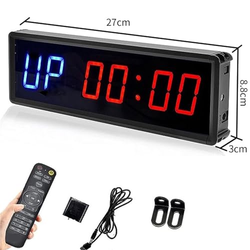Minuterie sportive LED de 1.5 pouces avec télécommande programmable pour garage - 7