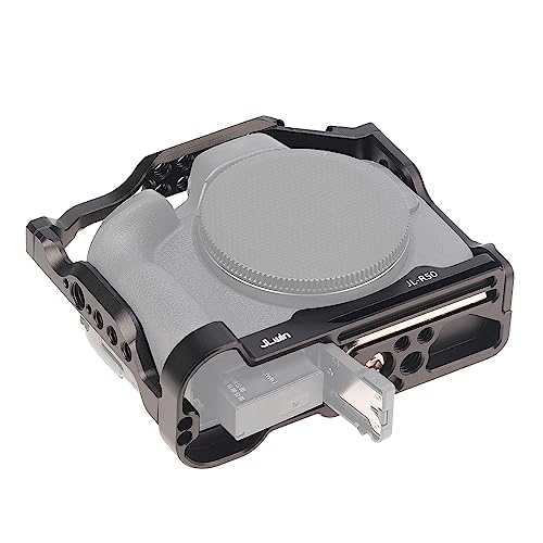 EOS R50 Cage, Hersmay Aluminium Camera Cage for Canon EOS R50 Mirrorless Cameras - Image 4
