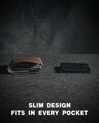 Zitahli Mens-Wallet-Slim-Leather-RFID Blocking Wallet for Men Minimalist Bifold Credit Card Holder with Gift Box3