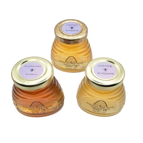 Pack de 3 Mieles Raw Honey 3oz en Frascos Temáticos miniatura 3