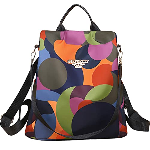shepretty Mochila antirrobo Impermeable para Mujer,8864-F