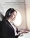 Active Noise Cancelling Headphones,Utaxo Bluetooth Headphones Over Ear with Mic Hi-Fi Sound Deep Bass Foldable Wireless Headset,Quick Charge 30H Playtime for Cellphone PC TV Travel
