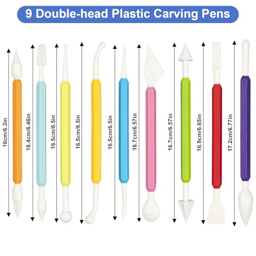 Clay Tools Kit, 13 PCS Polymer Clay Tools, Essential Ceramic Clay Sculpting Tools, Air Dry Clay Tools for Pottery, Clay Modeling, Carving and Sculpting, Suitable for Kids, Adults and DIY Enthusiasts