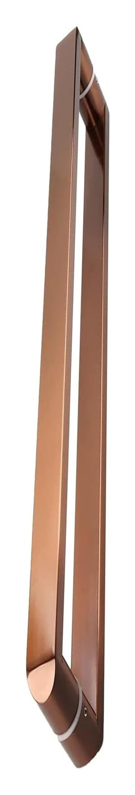 CWCQGH Push Pull Door Handle, Sliding Barn Door Handles, Glass Pulls, Full Brushed Stainless Steel Finish,Pink-54cm(21.3in)