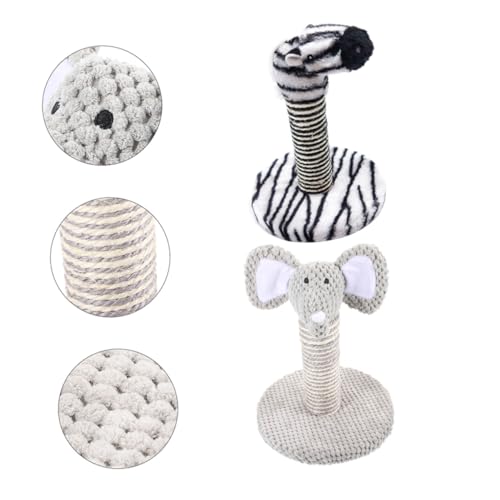 Set 2 Pzs Rascador Vertical para Gatos Pequeños Resistente miniatura 7