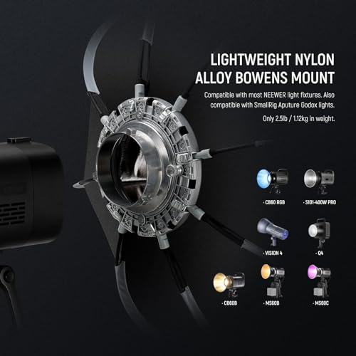 Image of NEEWER 35 inch /90cm Octagonal Softbox, Quick Release Bowens Mount Nylon Soft Box with Honeycomb Grid Light Diffusers Bag for RGB CB60 CB60B CB200B MS60B MS60C MS150B S101-300W /400W Pro Vision 4 Q4, NS35P