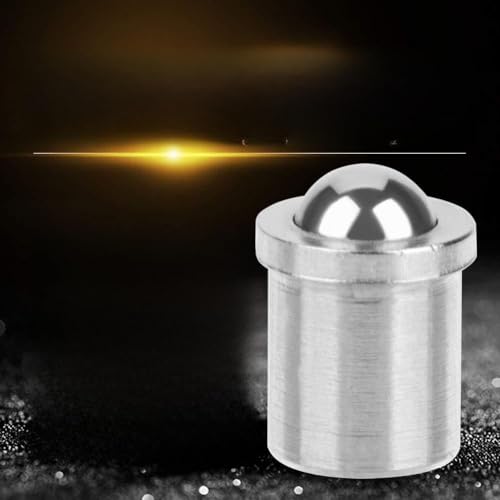 FTVOGUE Piston à Bille à Ressort 20 Pièces, Perles de Positionnement de Précision en Acier Inoxydable 304, Taille 2-5mm pour Applications Industrielles (φ4*5)