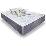 Matnature Naturfresh 140 x 180 - Materasso viscoelastico con molle insacchettate, altezza 23 cm, massimo comfort, traspirante, antiacaro, ergonomico, compattezza medio-alta, prodotto in Spagna