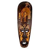  Maschera Bumbo, a scelta in 50 cm o 100 cm, Legno di maschera in Bali, Maschera da parete