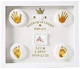 Nifyto Baby Handprint Footprint Ornament Keepsake Kit, Baby Nursery Memory Art Kit, Xmas Gifts,...