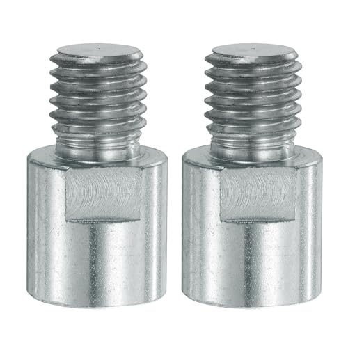 QUARKZMAN 2 Stücke 5/8-11 Weiblich zu M14-11 Männlich Adapter Polierer Adapter Verbindung Drehwerkzeug Anbaugerät Gewindeadapter für Polierscheibe Rad