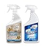 Black Diamond Stoneworks Natural Stone Shower Soap Scum Remover Spray. For Cleaning Bathtubs, Glass Doors, Tubs, Travertine, Marble, Tile. Heavy Duty, Safe Acid-Free Cleaner. Safe for fixtures.