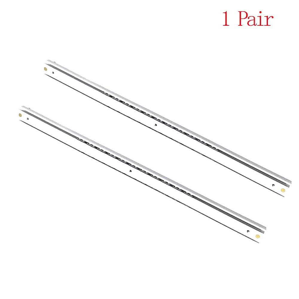 Boxonly 1 Pair Full Extension Drawer Slides Runners Heavy Duty Ball Bearing Drawer Runner 16mm Wide x 200mm - Image 4
