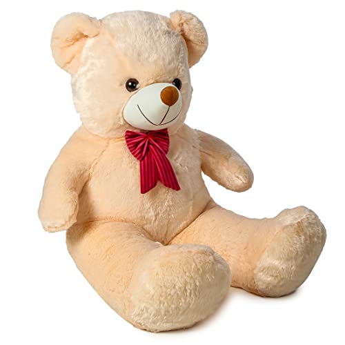 Image of Ultra 48 inch Teddy Bear Fully Stuffed Soft Plush Toy for Kids in Butter Animal Toy Gift Birthday Anniversary Christmas Diwali Home Decore