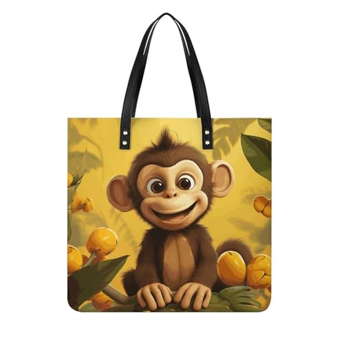 Aircraft Plane at Sunset Work Tote Bag for Women Leather Shoulder Bag with Magnetic Buckle Purse And Handbags