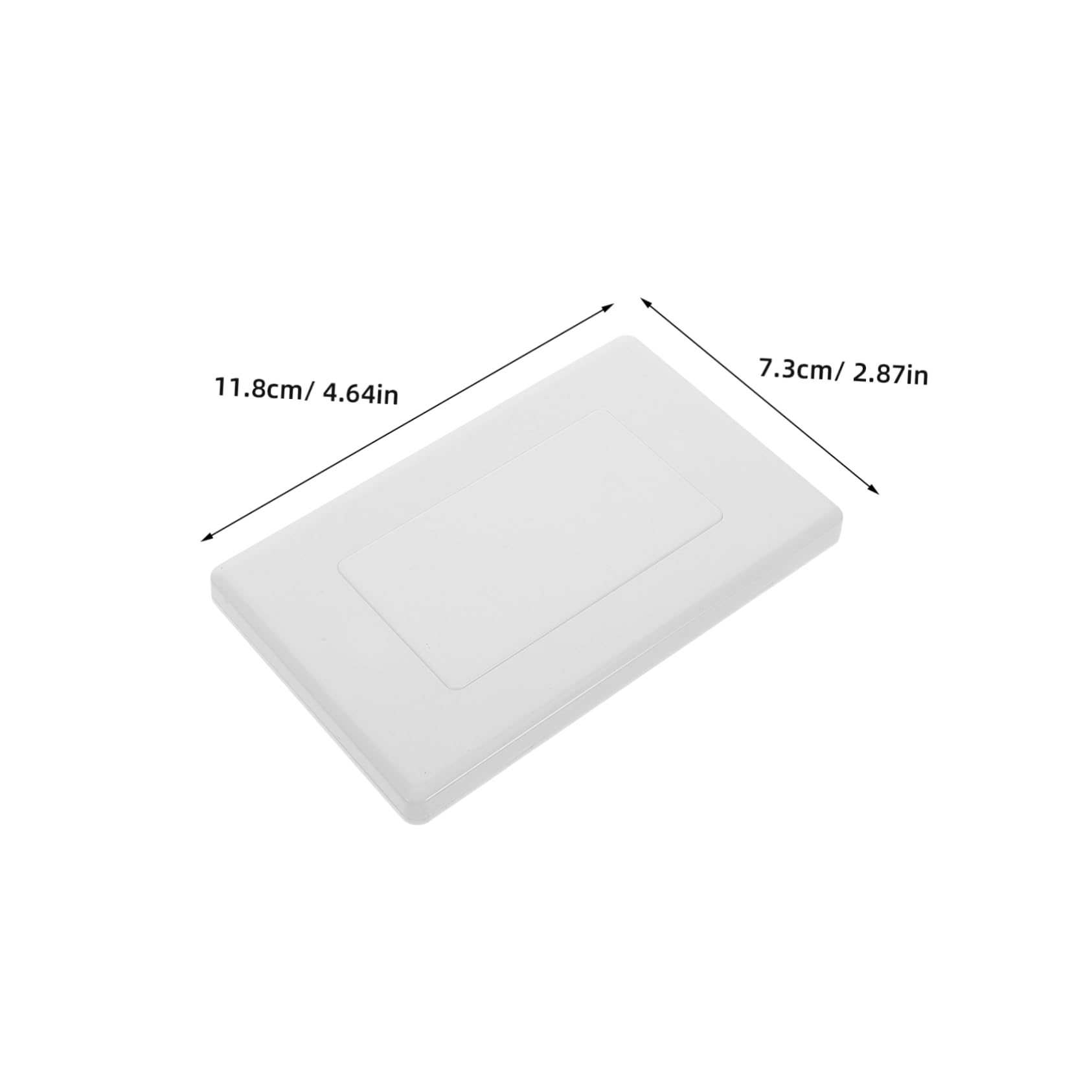 HOLIDYOYO Junction Box Cover Plate 4 Pack Plastic Electrical Outlet Plate Covers Wire Protection for Wall Plates