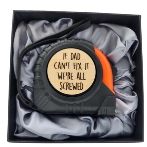 Papa Gift from Grandkids, Practical Gifts for Grandpa, Gifts for Dad Useful, Grandpa Birthday Presents, Cool Fathers Day Funny Present, Fathers Day Tape Measure, Can't Fix It All Screwed (Dad)