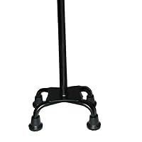 Vista 2 de Puntas de bastones para caminar, base de punta de goma de 4 puntas para bastones de caminar, casquillos de caña, accesorios de bastón, soporte