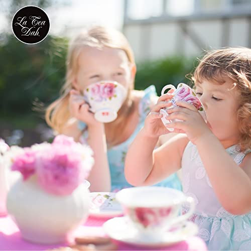 Little Princesses Kids Tea Set By La Tea Dah | Decaf Tea Sampler For Children | Gourmet Tea Gift Sets For Birthday & Tea Parties | Tea Assortment Gift Box (36 Caffeine Free Tea Sachets) #TOP6