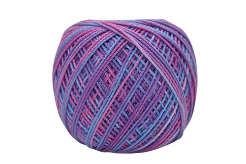 Image of Anchor Mercerised Premium Knitting Crochet Cotton Thread Yarn Balls for Knitting, Weaving, Embroidery and Craft Making Fast Color (Pack of 2 Rolls) (Shade no. 1325)
