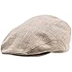 Sterkowski Derby Flatcap | 100% Leinen Super Leicht Herren Sommer Schiebermütze | Gatsby Sonnen Kappe Vintage Fisherhut Golf Cap Urbane Klassische Trendmütze Damen Retro Trucker Beige 62