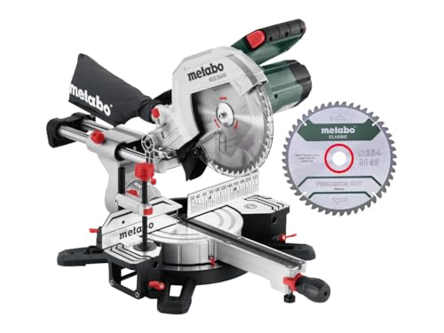 Metabo Kgs 254 M 613254900 - Set Di 2 Seghe In Metallo Duro, Classe M, Con Inclinazione Della Lama, Costruzione Robusta)
