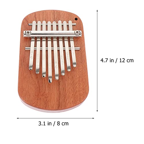 BIENKA Instrument du Bout des Doigts Kalimba Durable Mini Piano à Doigts Portable Kalimba 8 Tons Piano (Color : Wood… - Les Beatles, Paul McCartney, John Lennon, RIngo Starr, George Harrison BIENKA Instrument du Bout des Doigts Kalimba Durable Mini Piano à Doigts Portable Kalimba 8 Tons Piano (Color : Wood… – Image 3
