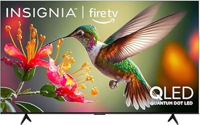 INSIGNIA 85" Class QF Series QLED 4K UHD Smart Fire TV, Voice Remote with Alexa, Stream Live TV Without Cable