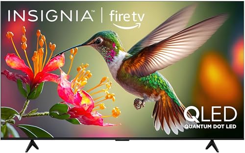 INSIGNIA 85' Class QF Series QLED 4K UHD Smart Fire TV, Voice Remote with Alexa, Stream Live TV Without Cable