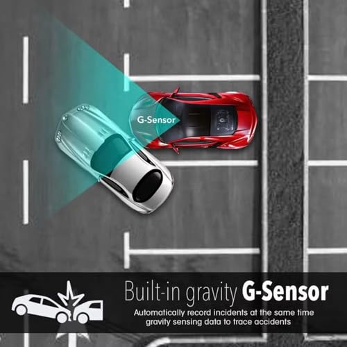 Image of Maizic Smarthome 3In1 2K Front /Rear /Mirror Car DVR Dash Cam Rear View Reverse G-Sensor 1080P|4.3'' Screen|Night Vision|SD Card Support 32 GB|Loop Recording|170 Angle View|Motion Detection
