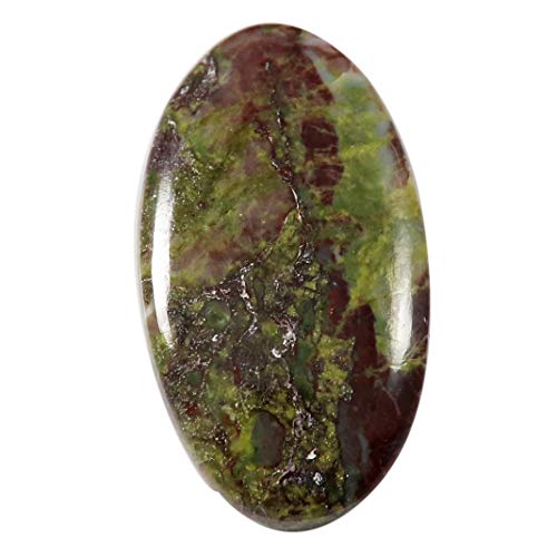 Jaspe sanguin de dragon de collection cabochon de 32,8 carats de qualité supérieure