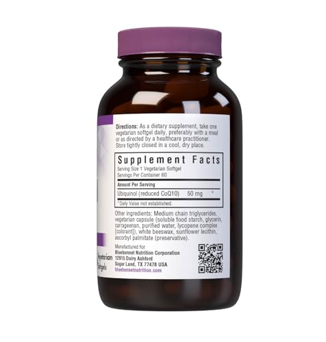 Bluebonnet Cellular Active Ubiquinol 50mg