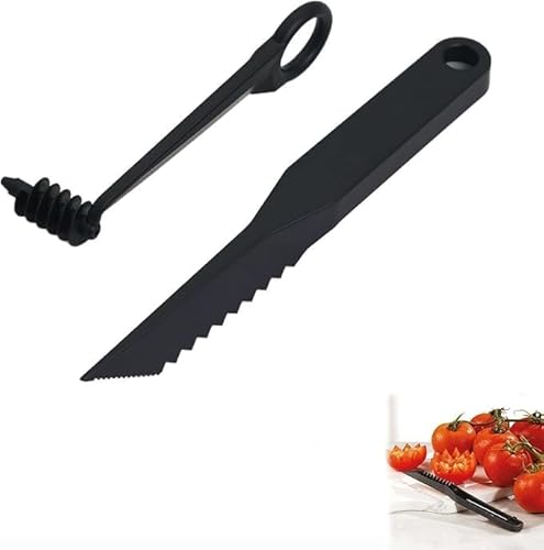 Herramientas de cocina en espiral y en forma de V, cuchillo rebanador manual para frutas y verduras, pelador manual en espiral para una decoración creativa de frutas