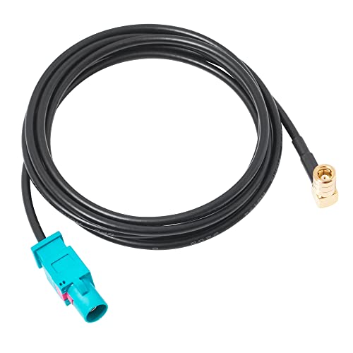 Anina Fakra Z Male to SMB Plug Connector Wire Harness for Factory Satellite Radio Antenna Adapter to Sirius XM Receiver Tuner Compatible with GM Ford Jeep RAM Toyota Truck Vehicles 4ft