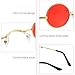 Healeved 3pcs Vintage round Sunglasses Set Steampunk Metal Frame Hipster Hippie Circle Eyewear for Women Men Outdoor Fashion